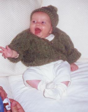 Mommy bought me this sweater in Ireland on her honeymoon.  I wasn't even born then!